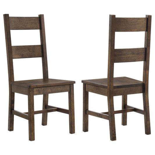 Coleman - Dining Side Chair (Set of 2) - Rustic Golden Brown