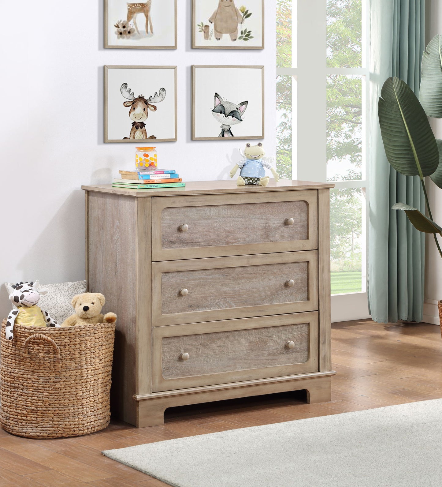 Grayson - 3 Drawer Dresser - Rustic Alpine