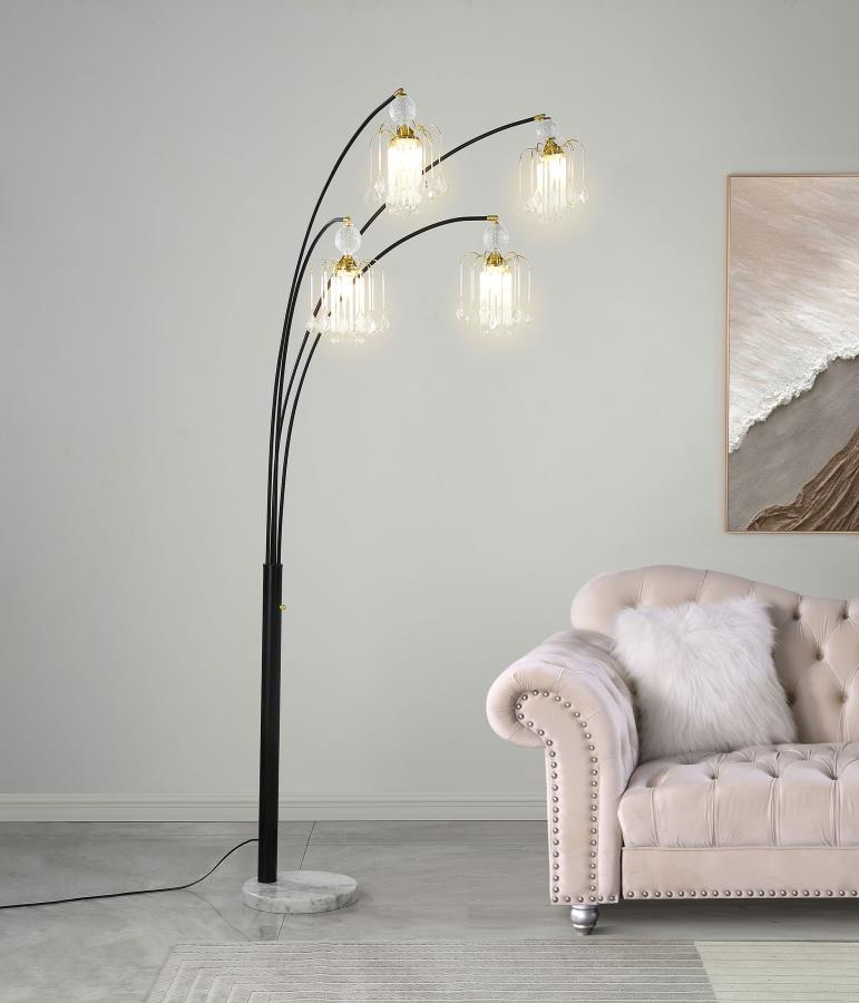 Maisel - Floor Lamp Base, Box 1 of 2 - Black
