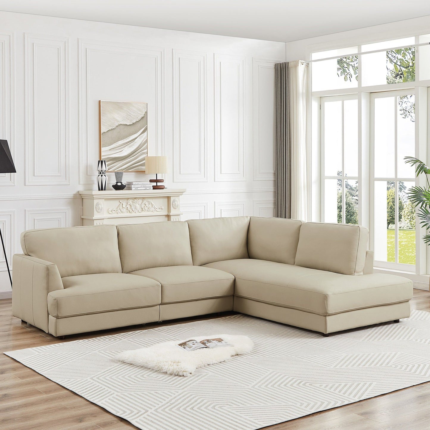 Glander - Comfortable Cozy Sectional Sofa