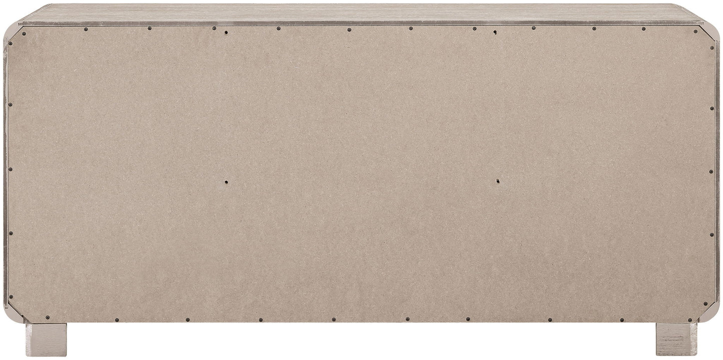 Adagio - Solid Wood And Oak Veneer Dresser - Natural