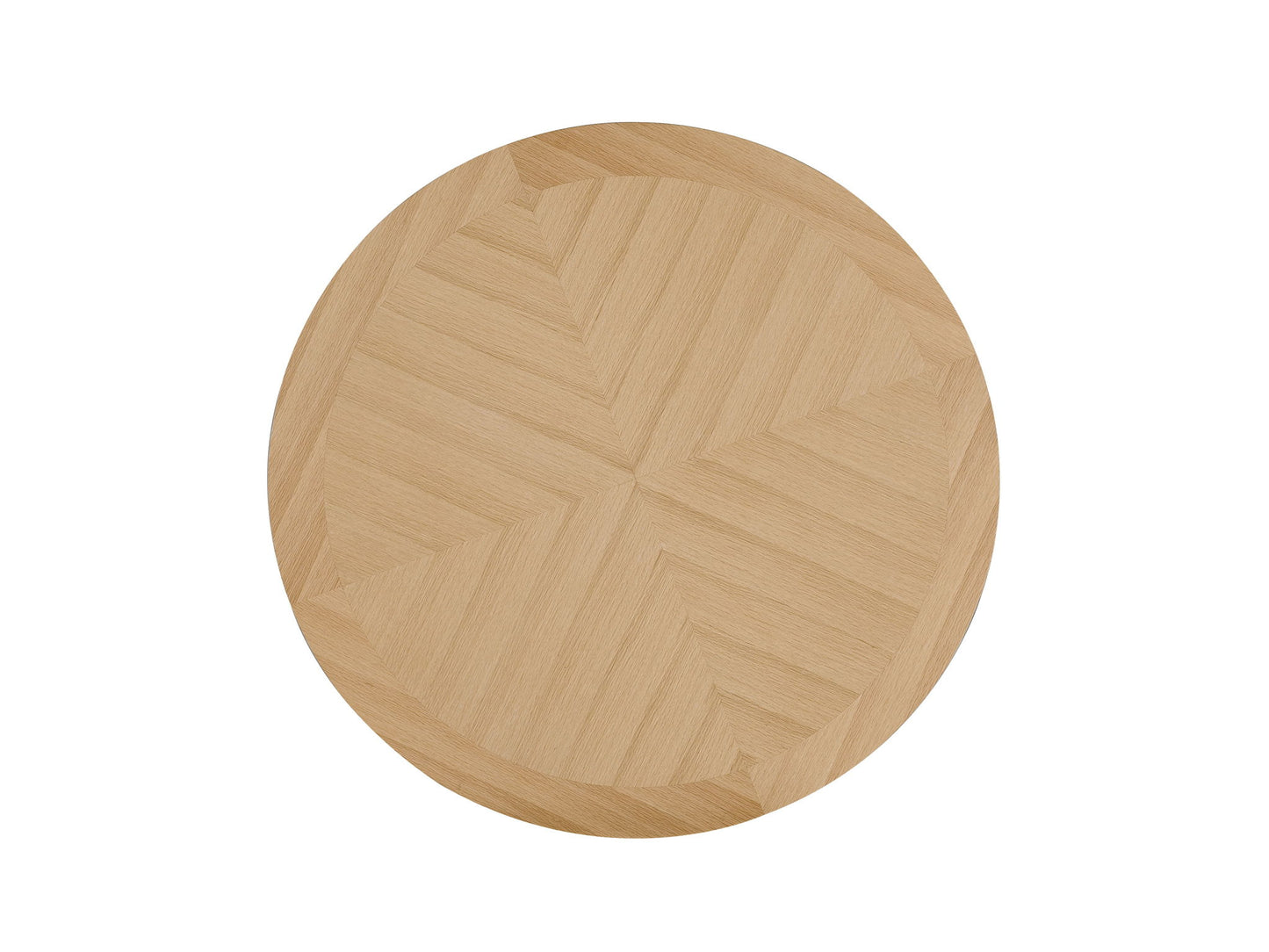 Kasem - 5 Piece Round Table With Matching Chair Dining Room Set - Oak