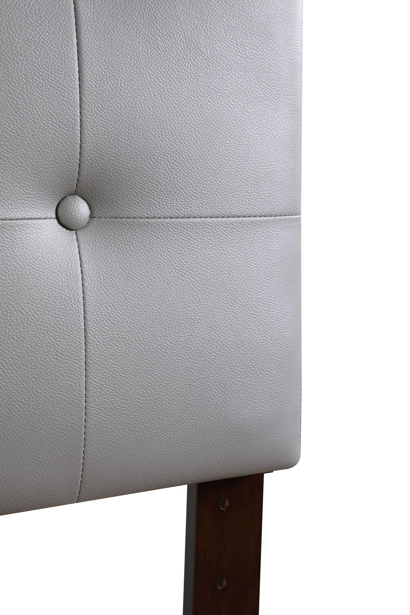 Twin Stylish Adjustable Headboard - Light Gray