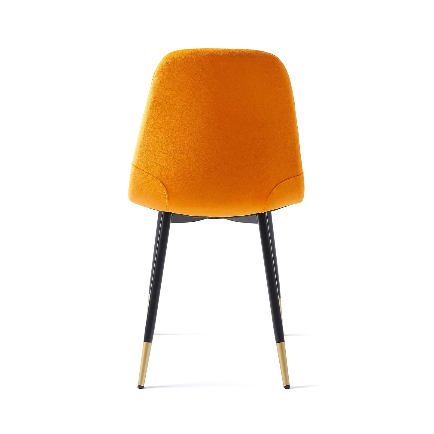 Tufted Accent Chairs With Color Metal Legs, Modern Dining Chairs For Living Room