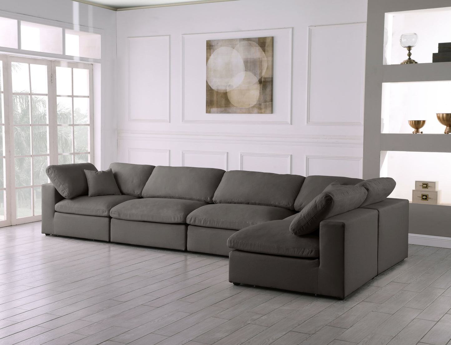 Plush - 5 Piece Modular Sectional