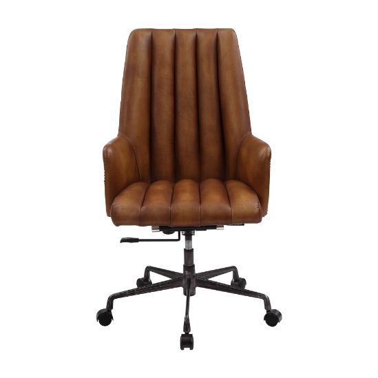 Salvol - Office Chair - Sahara Top Grain Leather & Aluminum