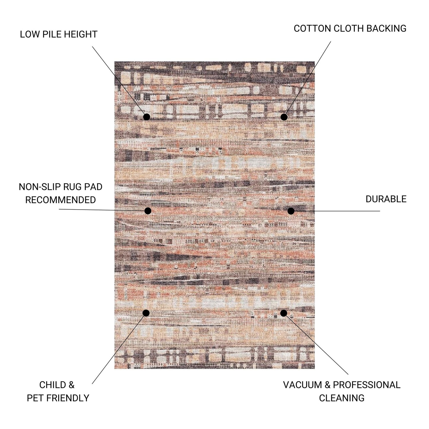 Fenix - 30" X 46" Accent Rug - Cream / Brown