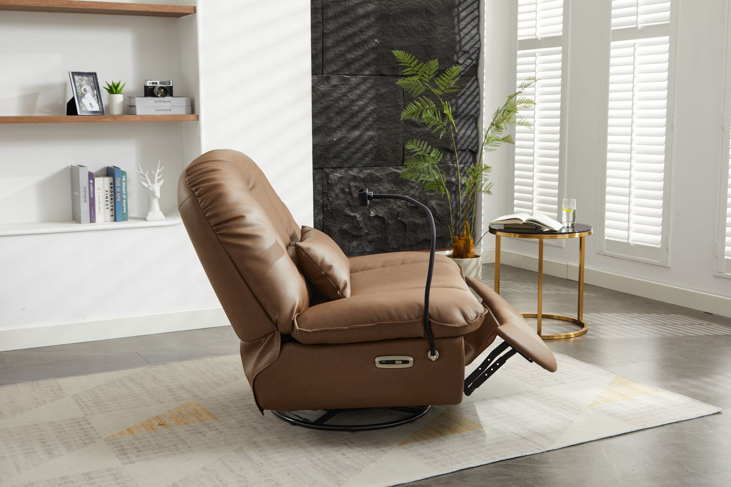 Power Recliner Swivel Glider USB Charger With tooth Music Player, Sleep, Working, Game And Leisure