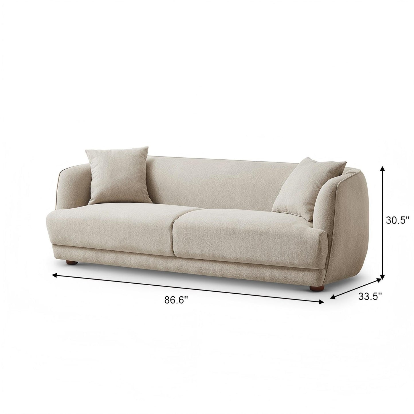 Larisa - Mid-Century Modern Sofa