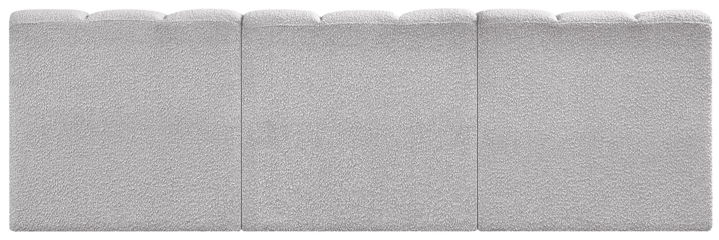 Arc - Boucle Fabric 3 Seats Modular Sofa