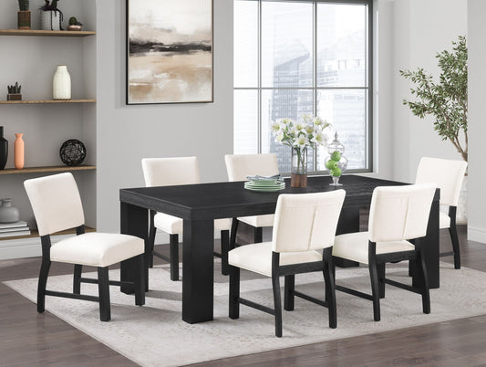 Taylor - 7 Piece Dining Set - White