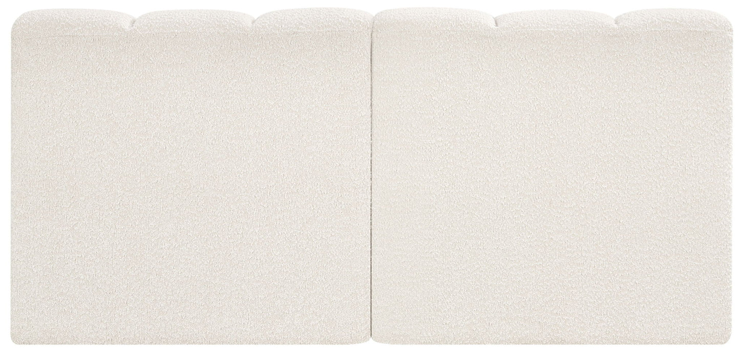Arc - Boucle Fabric 2 Seats Modular Sofa