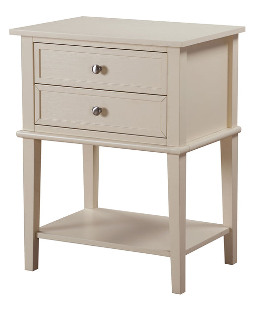 Newton - Stylish Contemporary Nightstand - Beige