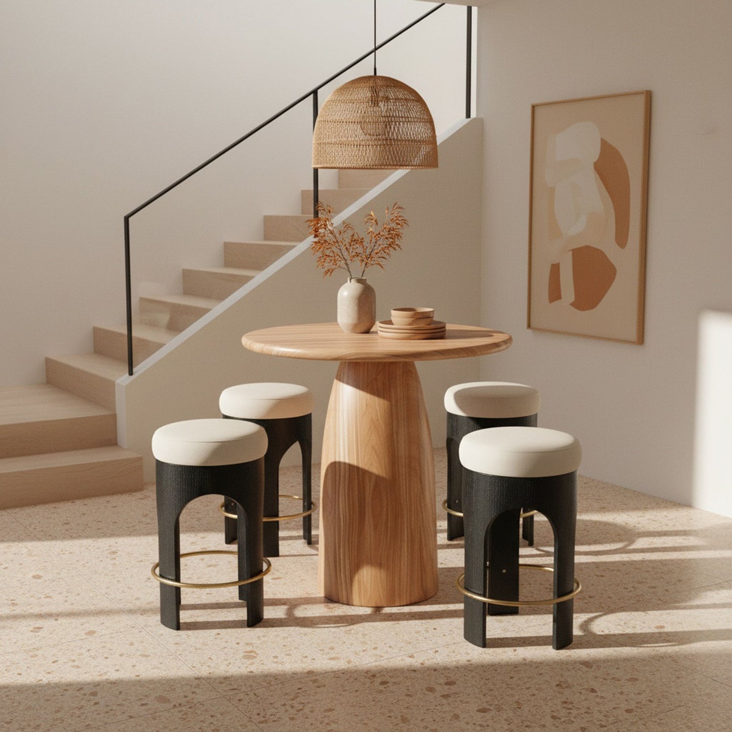 Cosenza - Concrete Indoor / Outdoor Bar Table