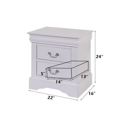 Louis Philippe III - Sleek Design Nightstand