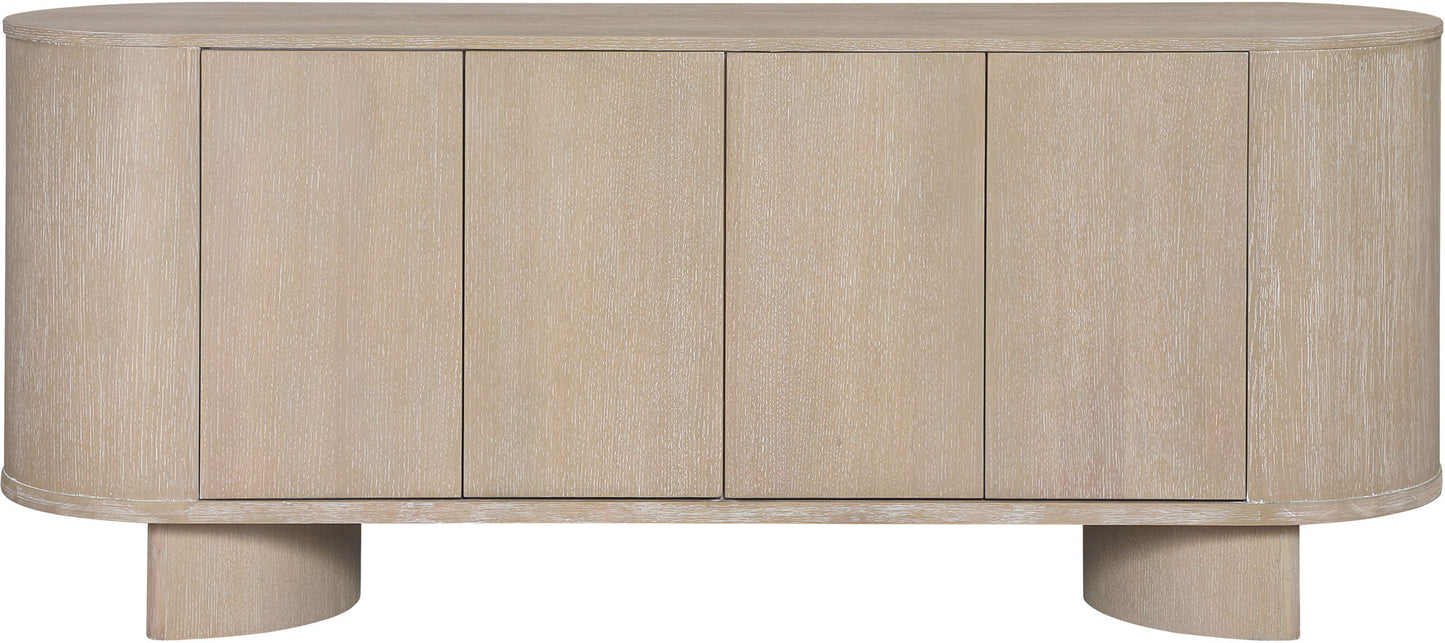 Caldra - Oak Veneer And Solid Wood Sideboard / Buffet