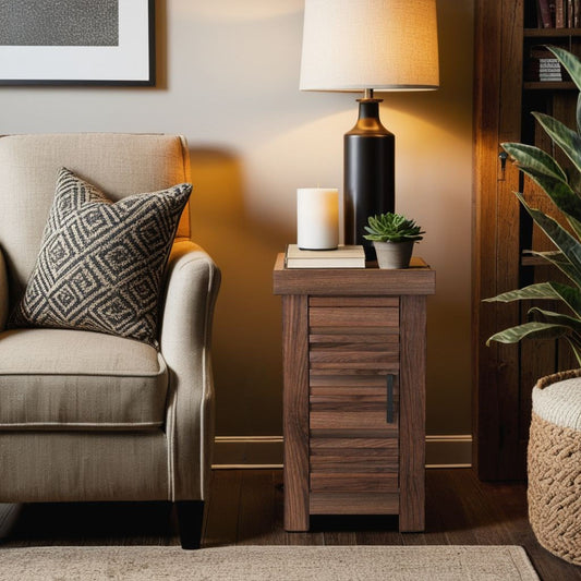 Chairside Table - Whiskey