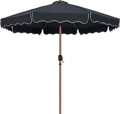 Amalfi - Aluminum Patio Umbrella - White Base / Light Brown Pole