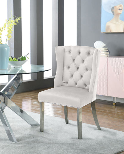 Suri - Dining Chair with Chrome Legs (Set of 2)