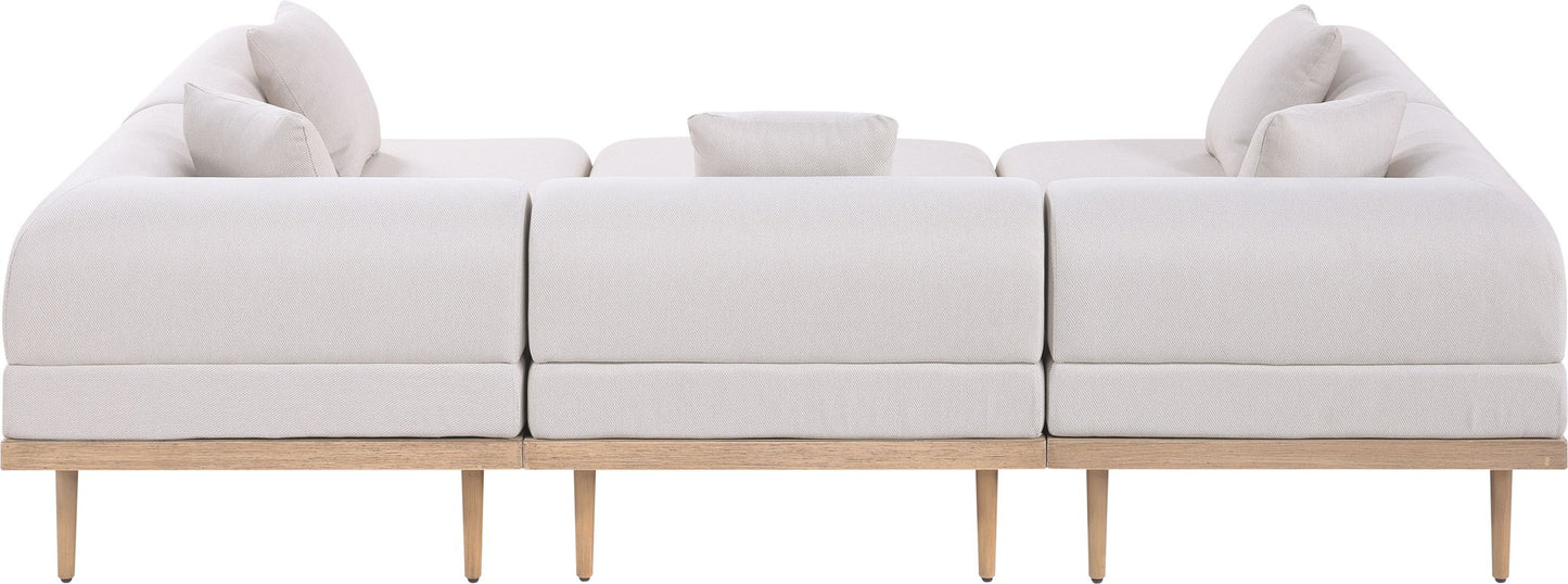 Laguna - 6 Piece 142" Outdoor Patio Modular Sectional