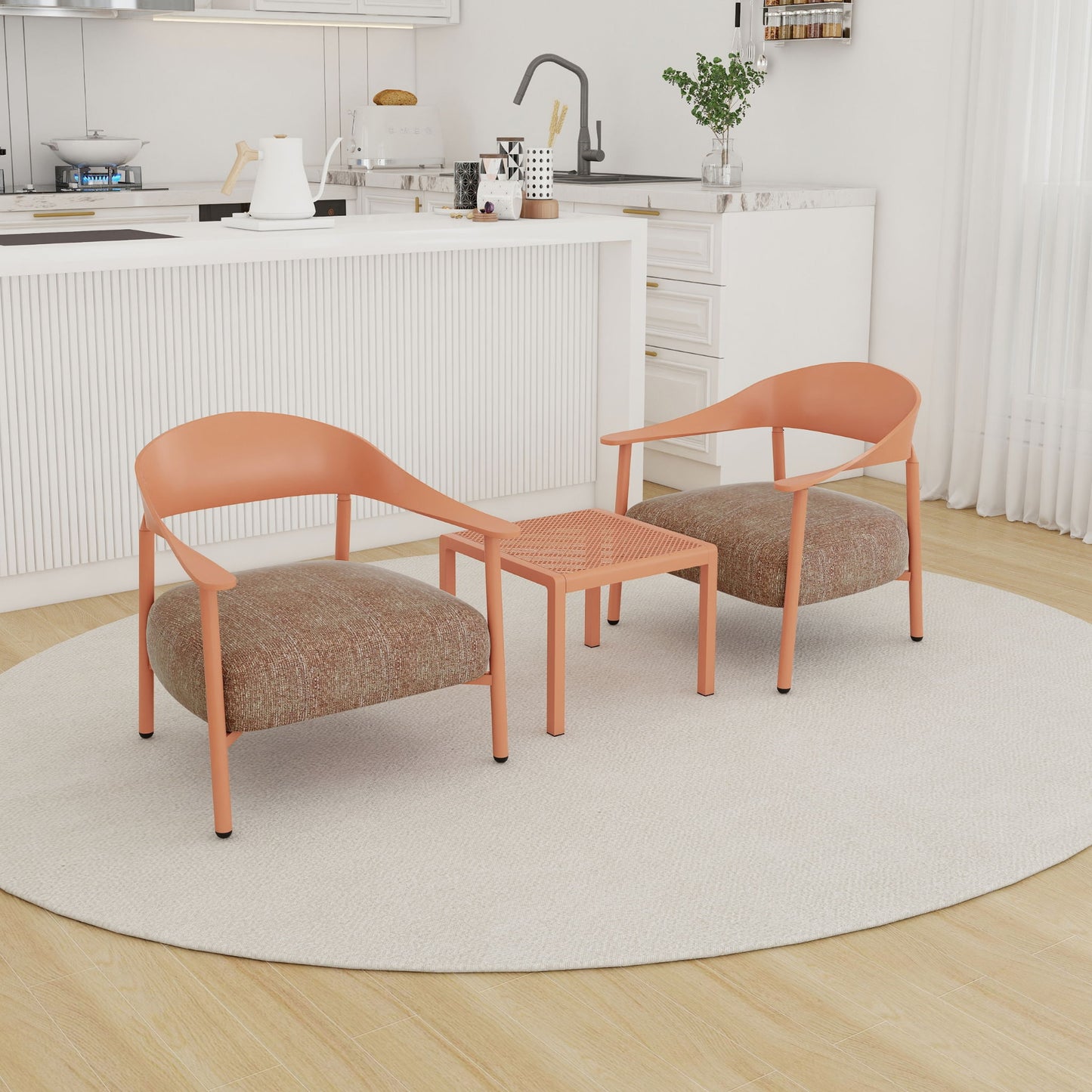 Furniture Set With Seat Cushions, Sturdy And Durable