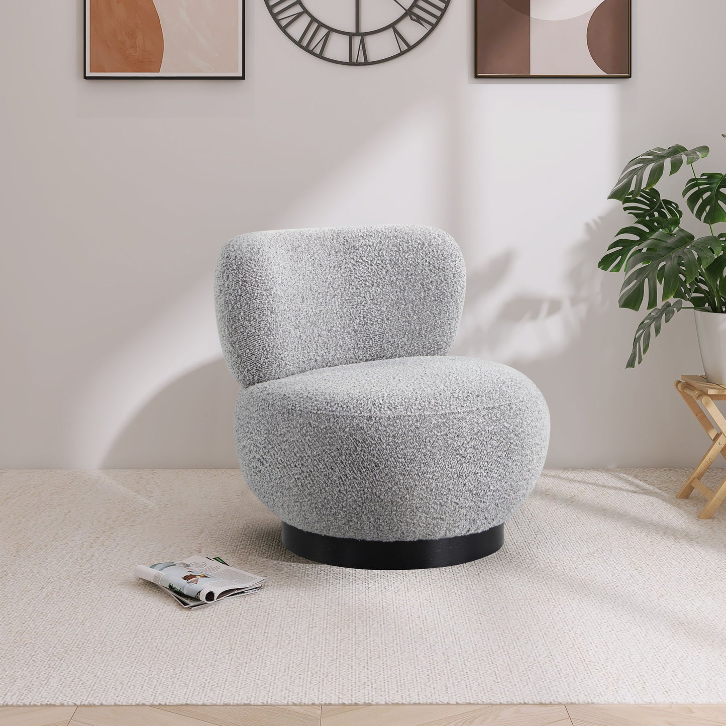 Calais - Accent Chair With Black Base