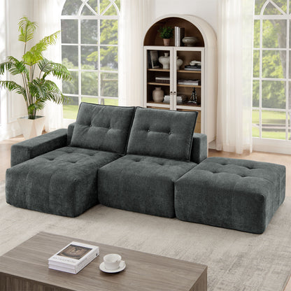 Modular Sectional Sofa Couch, L Shaped Sofa, Convertible Couches