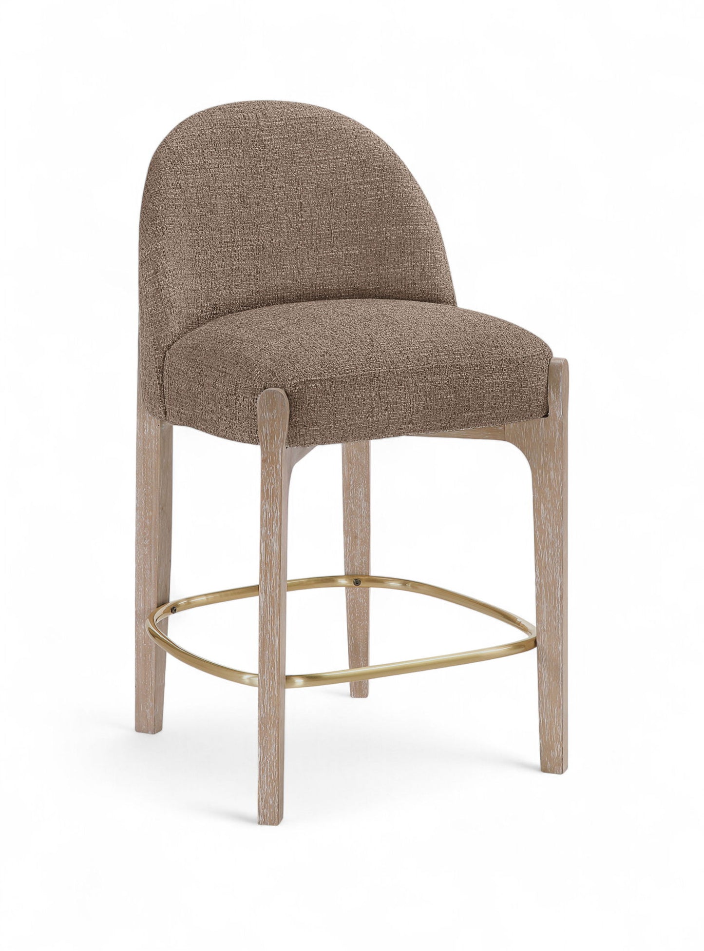 Torino - Counter Stool With Brushed Natural Base