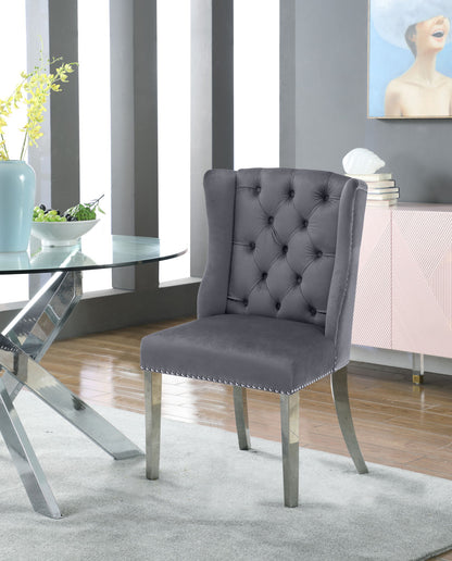 Suri - Dining Chair with Chrome Legs (Set of 2)