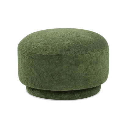 Fuji - Mushroom Footstool Ottoman - Moss Green