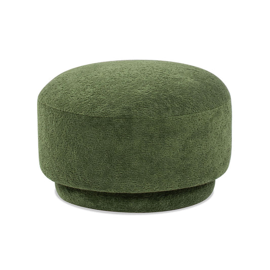 Fuji - Mushroom Footstool Ottoman - Moss Green