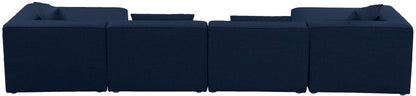Cube - Linen 6 Piece Modular Double Chaise Sectional