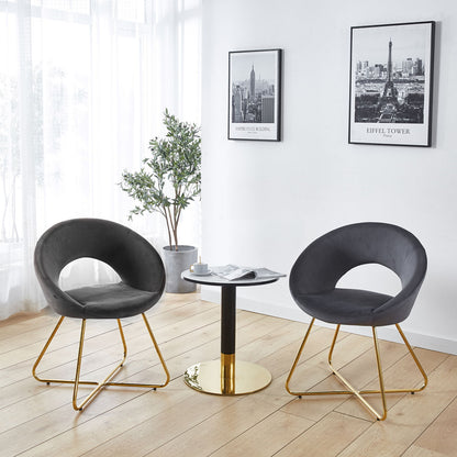 Modern Accent Velvet Lounge Chair