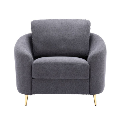 Yuina - Chair - Gray Linen