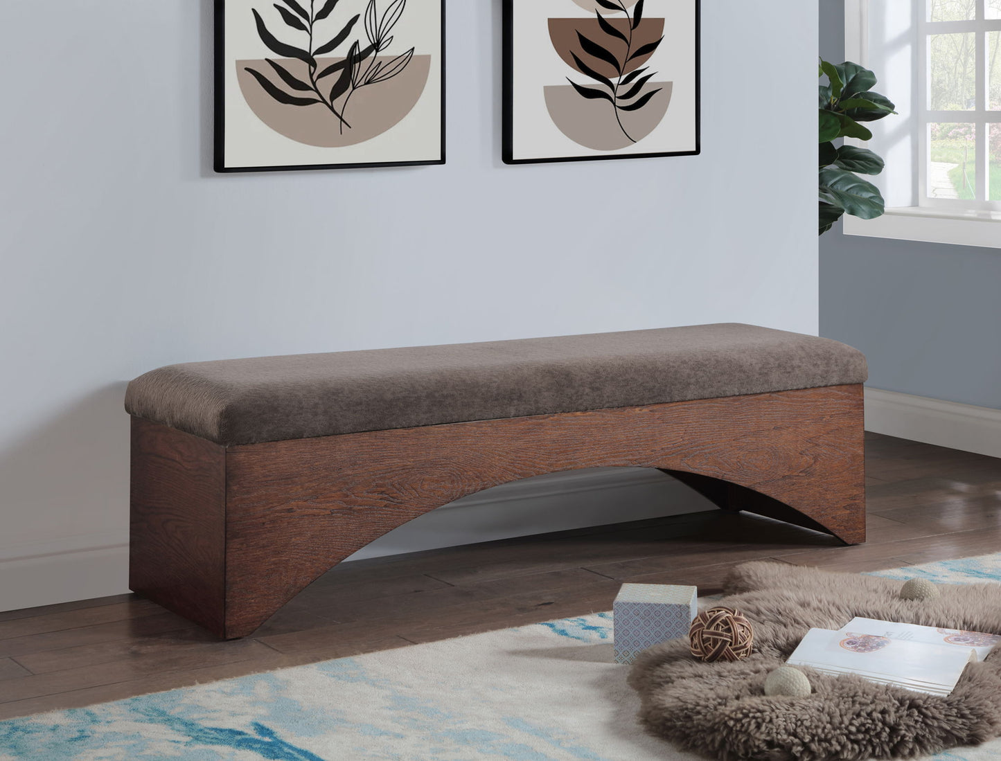 Lawson - Bench With Brown Base