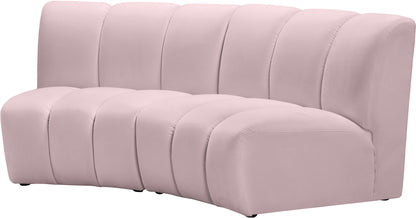 Infinity - 2 Piece Velvet Modular Sectional