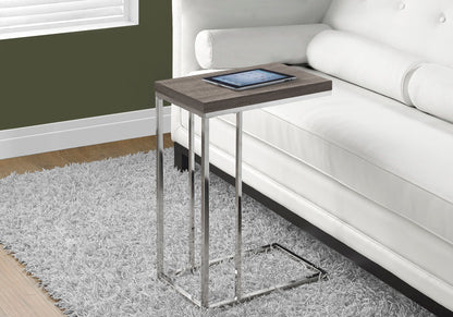 C-Shaped Table For Living Room - Taupe