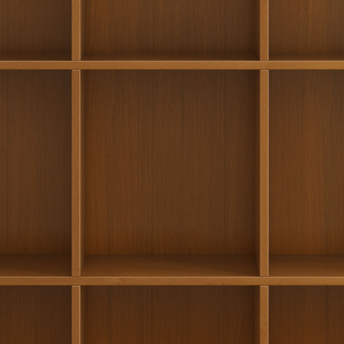 Acadian - 9 Cube Bookcase And Storage Unit - Light Golden Brown