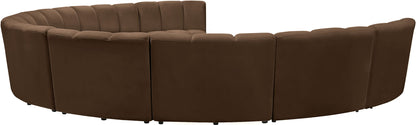Infinity - 9 Piece Velvet Modular Sectional
