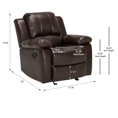 Charlotte - Glider Recliner With Classic Style