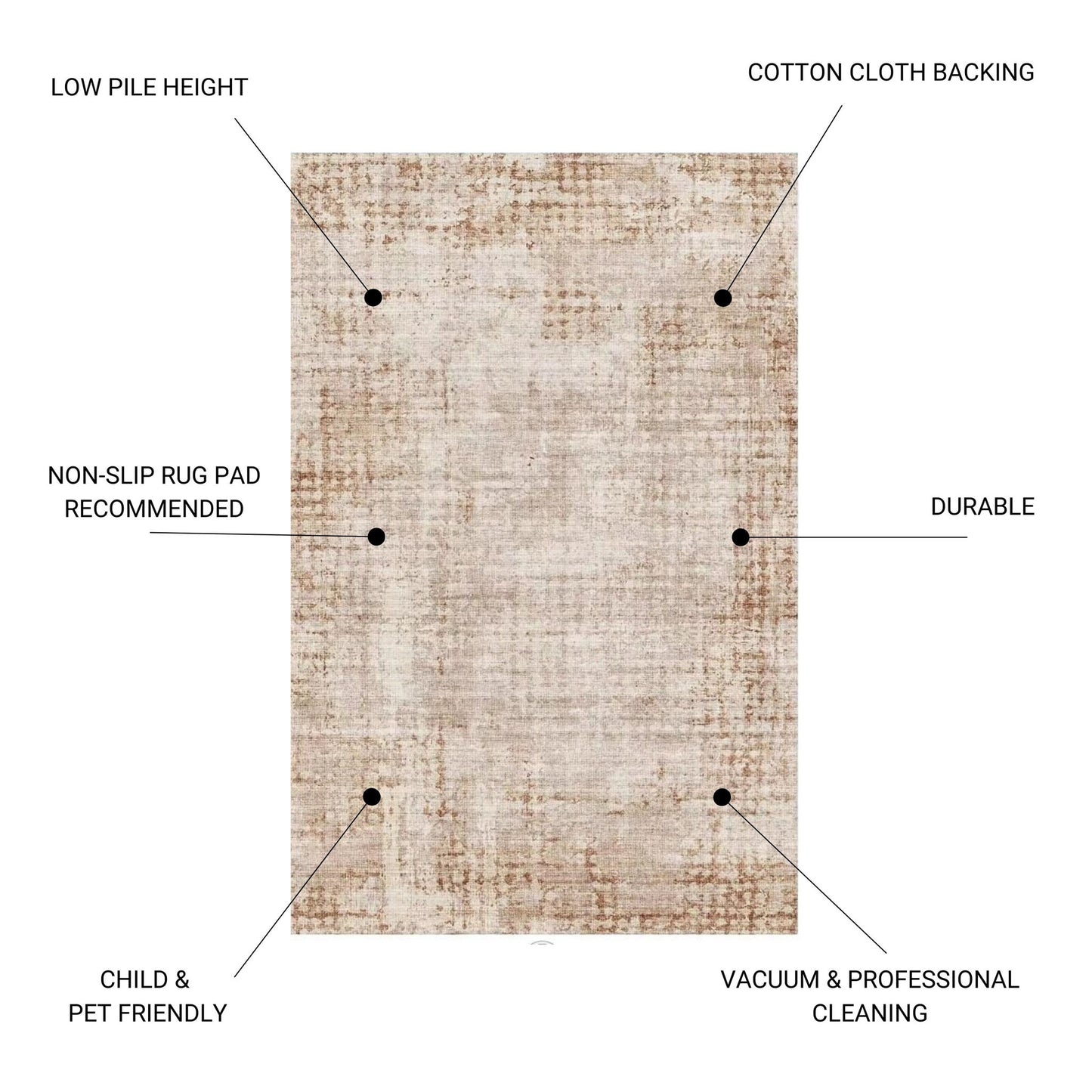 Fenix - 30" X 46" Accent Rug, Artistic Elegance - Ivory Multi