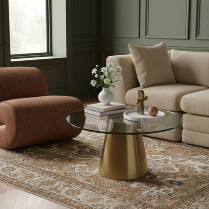 Glassimo - Coffee Table - Gold