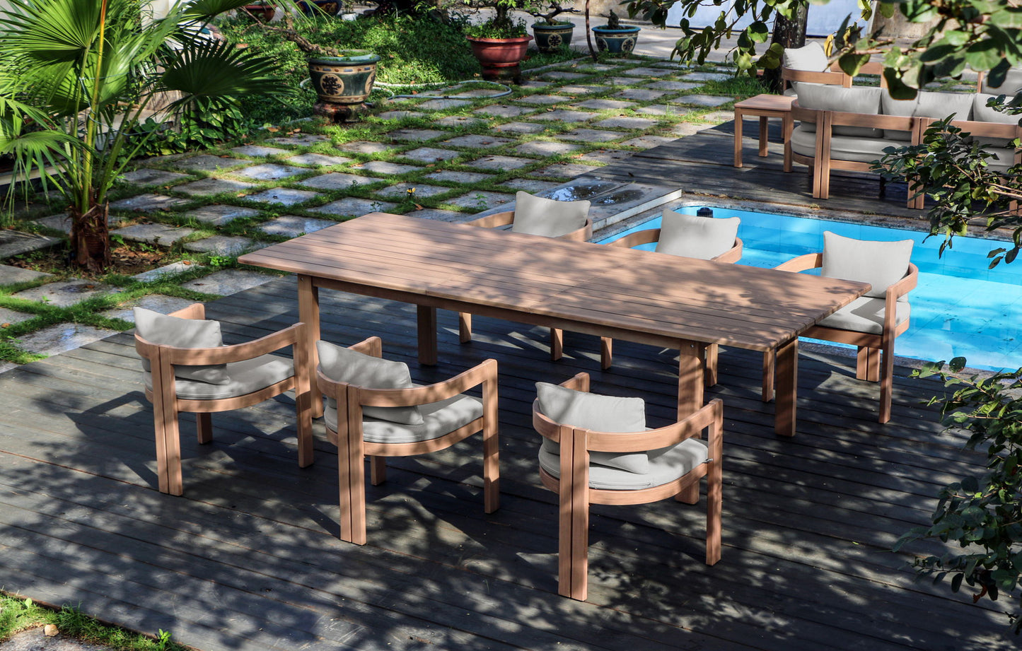 Newport - Water Resistant Fabric Upholstered Outdoor Patio Dining Chair