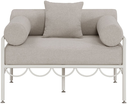 Portofino - Resilient Water Repellent Fabric Upholstered Outdoor Patio Chair