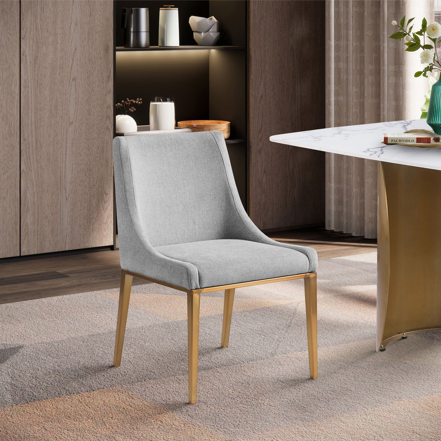 Haines - Linen Textured Dining Chair