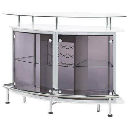 Gideon - Glass & Top/bottom Panel, Box 2 of 2 - White High Gloss