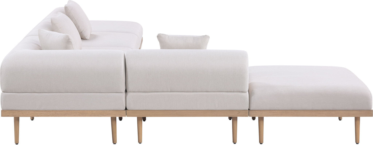 Laguna - 6 Piece 142" Outdoor Patio Modular Sectional