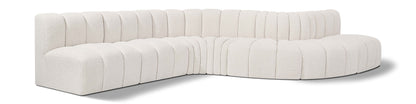 Arc - Boucle Fabric 7 Piece Modular Sofa
