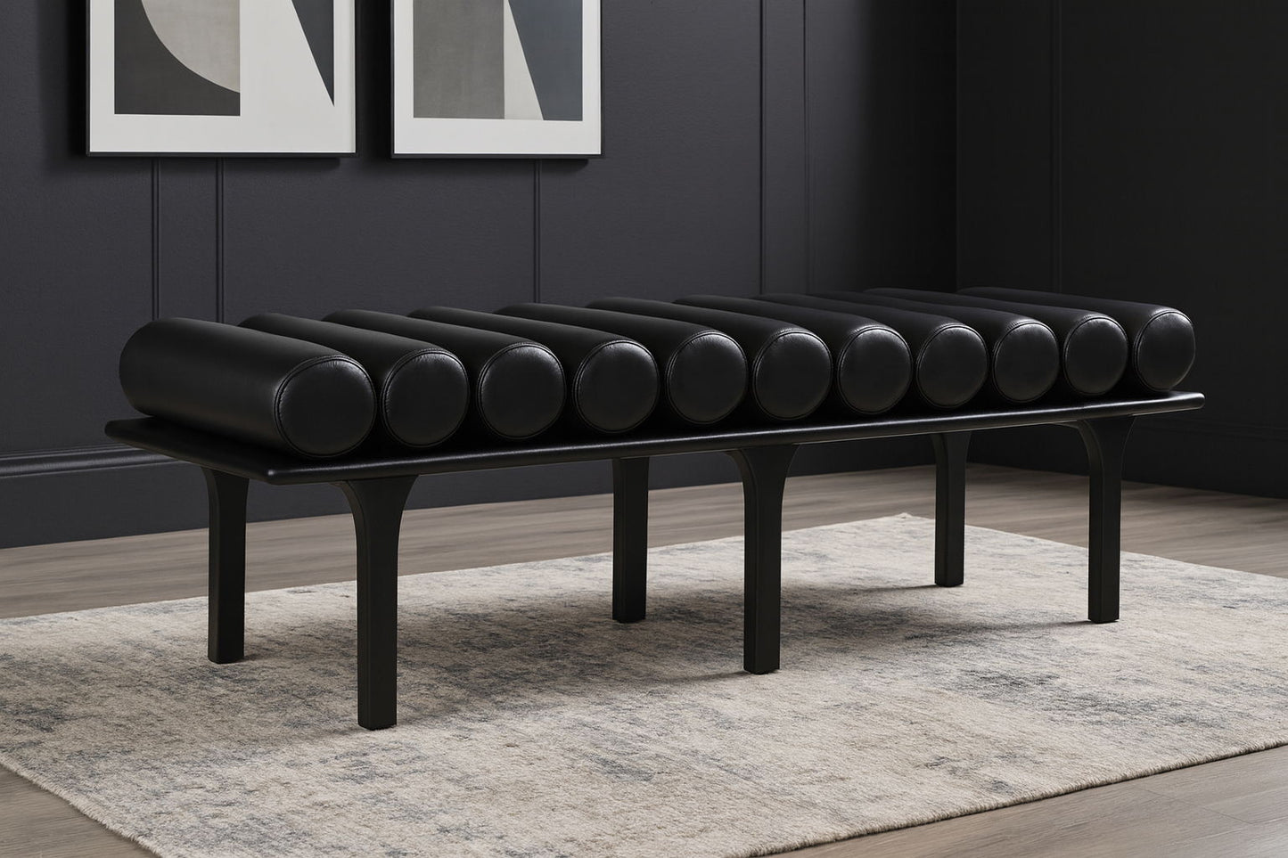 Landon - Bench With Black Base