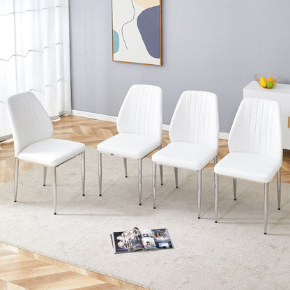 Modern Comfort Dining Chairs With Extended Backrest